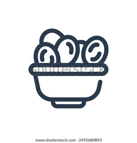 Date Palm on Desert Vector Icon