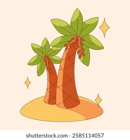 Date Palm Tree - Ramadan Kareem and Eid al-Fitr