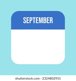 Date reminder icon for the month of september