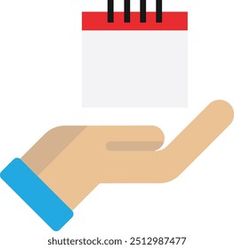 Date Schedule Day Icon Vector Flat Illustration