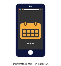 Date smartphone view for presentation.