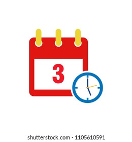 Date Time Logo Icon Design