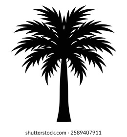 Date Tree Silhouette, Date Tree PNG