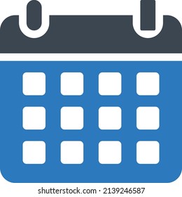 date vector illustration isolated on a transparent background. glyph vector icons for concept or web graphics.