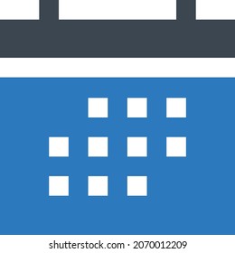 ilustración vectorial de fecha en un fondo transparente. Símbolos de calidad premium. Icono vector glifos para concepto y diseño gráfico.