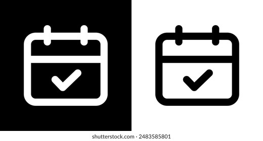 Icono de Línea de fecha. Icono de negocio. Objetivo. Equipo de trabajo. Gráfico. Icono negro. Silueta.