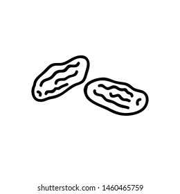 dates fruit doodle icon, vector illustration