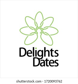 Dates Fruit Logo Food Graphic Design, Element Template for Muslim Holidays Inspiration