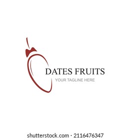 Dates Fruits for creating brand products Design vector illustration