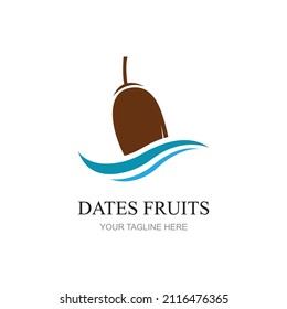 Dates Fruits for creating brand products Design vector illustration