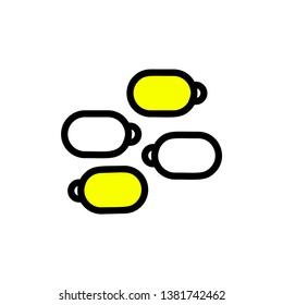 Dates fruits icon - vector