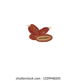 Dates Fruits Logo Vector