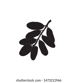 Dates Fruits Logo Vector Illustration