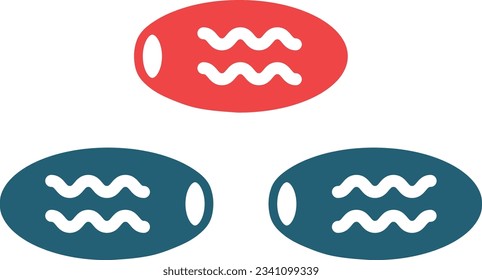 Dates Glyph Two Color Icon For Personal And Commercial Use.

