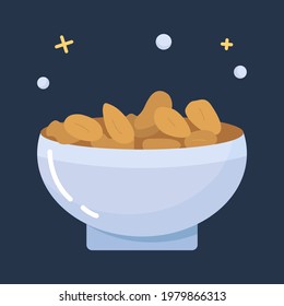 Dates icon. The favorite fruit of Muslims, are usually eaten to break the fast. Islamic Icons Collection
