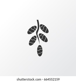 Dates Icon Symbol. Premium Quality Isolated Fruit  Element In Trendy Style.