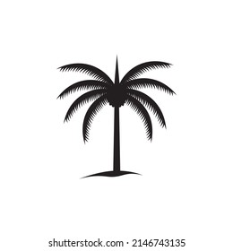 Dates palm icon template vector design