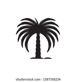 Dates Tree icon Vector Illustration design Logo template