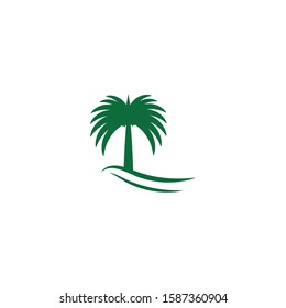 Dates Tree icon Vector Illustration design Logo template