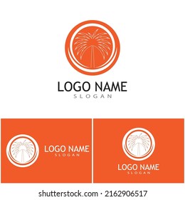 Dates tree Logo Template vector symbol  design
