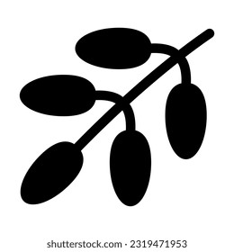 Dates Vector Glyph Icon For Personal And Commercial Use.
