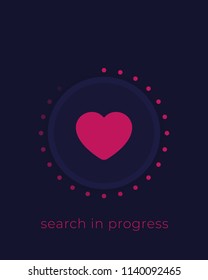 dating app, love search vector