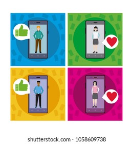 Dating application for smartphone
