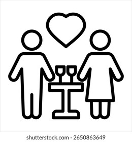 Namoro apresenta um relacionamento e amor
