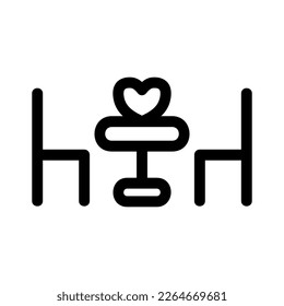 dating icon or logo isolated sign symbol vector illustration - high quality black style vector icons