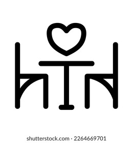 dating icon or logo isolated sign symbol vector illustration - high quality black style vector icons