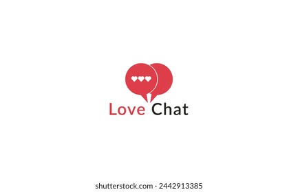 vector de diseño de logotipo de citas con símbolo de amor