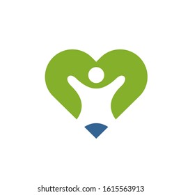 dating logo design vector template sign
