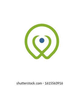 dating logo design vector template sign