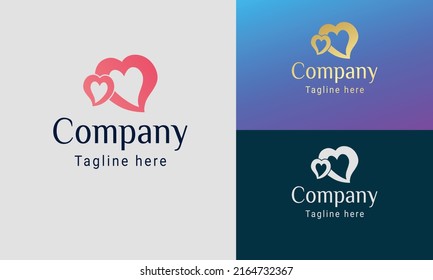 Dating Logo Icon. Design for web and mobile app 