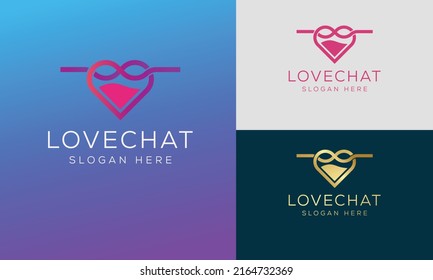 Dating Logo Icon. Design for web and mobile app 