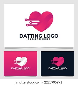 plantilla de diseño de vectores de logotipo de citas