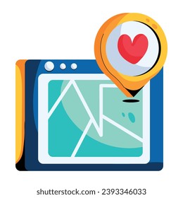 Symbol im Stilstil des Datumpunkts 