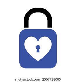 Dating Privacy Icon, Vector Graphics