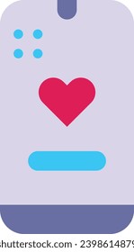Dating single vector line icon 