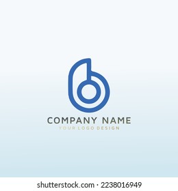 dating site letter B vector logo design