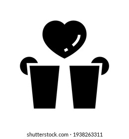 dating valentine icon or logo isolated sign symbol vector illustration - high quality black style vector icons
