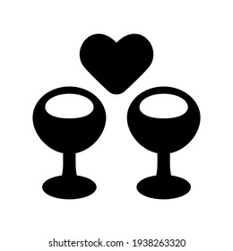 dating valentine icon or logo isolated sign symbol vector illustration - high quality black style vector icons
