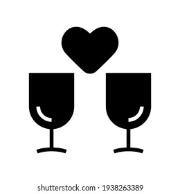 dating valentine icon or logo isolated sign symbol vector illustration - high quality black style vector icons
