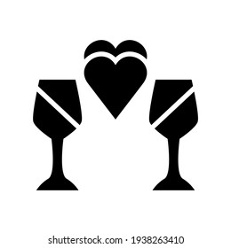 dating valentine icon or logo isolated sign symbol vector illustration - high quality black style vector icons
