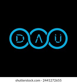 DAU Creative logo And Icon Design