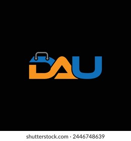 DAU Creative logo And Icon Design
