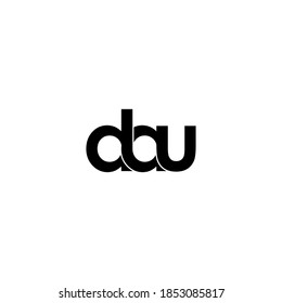 Dau Letter Original Monogram Logo Design Stock Vector (Royalty Free ...