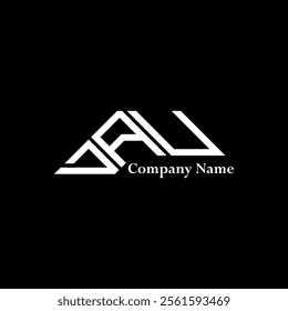 DAU logo design, DAU simple and modern logo. DAU luxurious alphabet design  