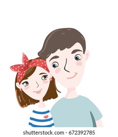 Daughter and dad
