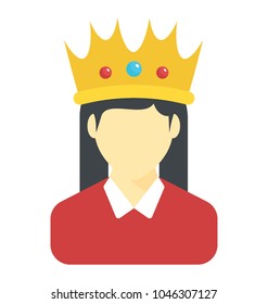 The daughter of a king or queen